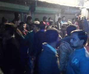 disturbance in agra.