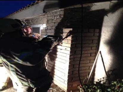 woman got stuck inside chimney all nude in a bid to meet him