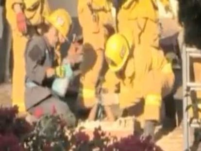 woman got stuck inside chimney all nude in a bid to meet him