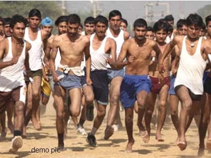 Need a job in the army, then come Hamirpur himachal.