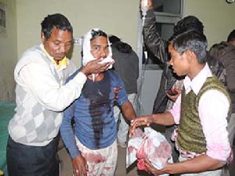 Businessman shot by robbers
