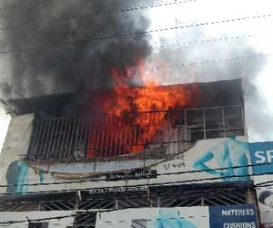 fire in merrut.