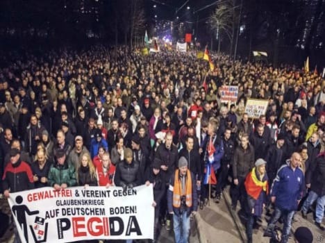 people protest against islam