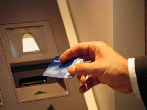 Changed debit card, cash out