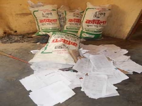 Ration cards were thrown form