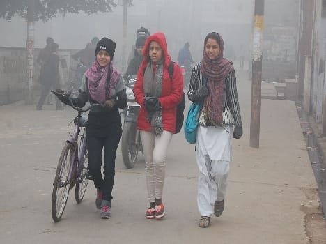 Change weather Increased chill fog