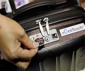 eGeeTouch Smart Lock Can Open, Lock Suitcases via Smartphone