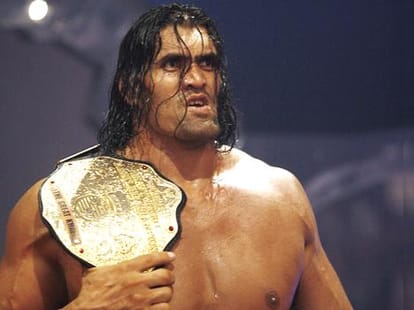 the great khali protest againest hp govt.
