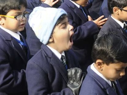 56 percent student of class 5 cannot read hindi.
