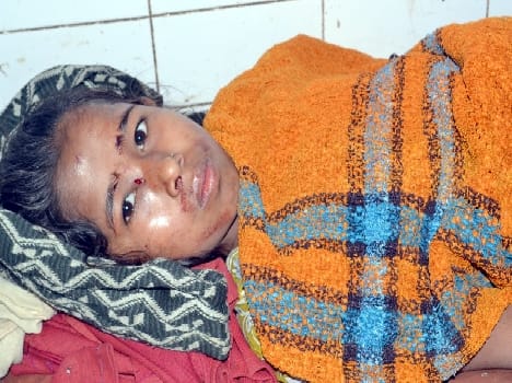 Occurred in broad daylight in firing Three injured , including child