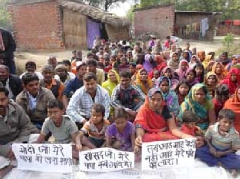 Satyagraha for husband's body