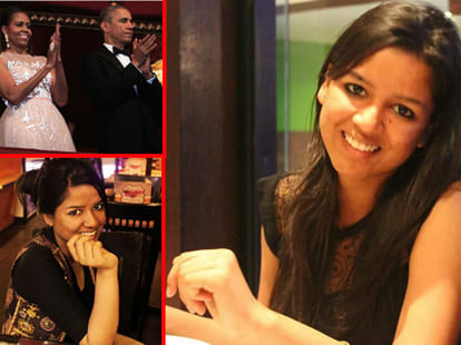 Michelle Obama impressed with faridabad's girl.
