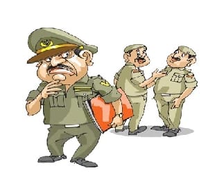 tea and burger to police in night duty.