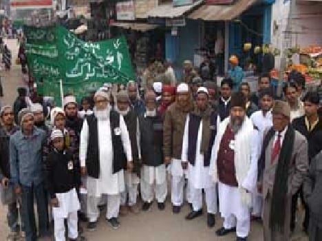 The procession turned into Kerakt Baravfat