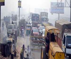 Today, the vehicle ran on NH-24.