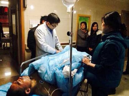 man who was jforced to drink his own urine 