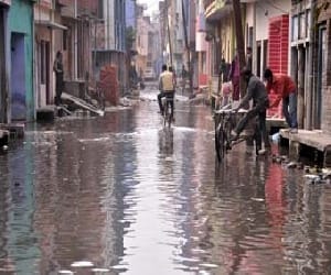 Most major roads suffering