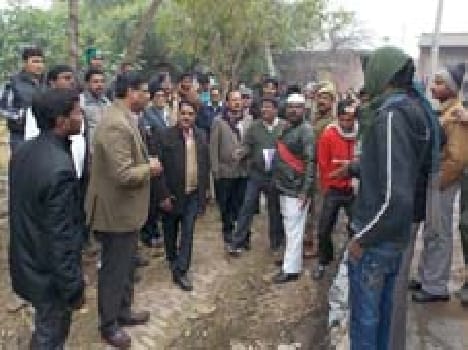Lohia raging in the village to see the mess secretary