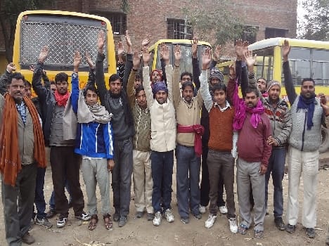 ht wire fell on the school bus , accident averted