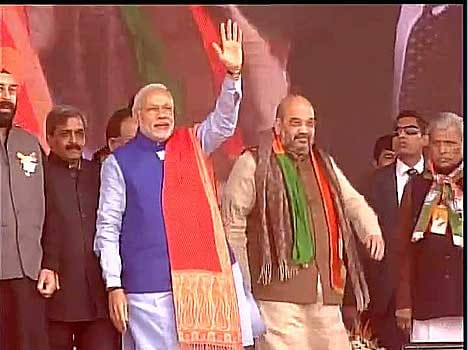 rally of narendra modi in ramlila maidan delhi
