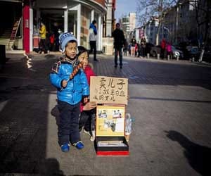parents selling their child on chinese streets
