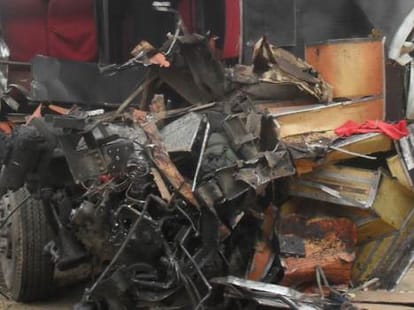 creepy accident of Tourist Bus in Punjab. 3 dead, 14 serious