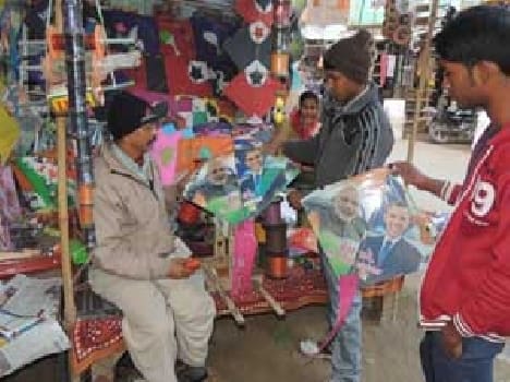 Kite string Modi - Obama's friendship