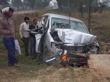 driver killed in road accident