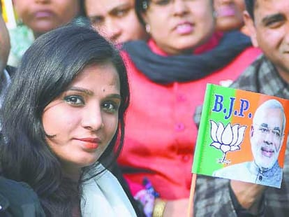 BJP asks five questions of AAP on the second day.