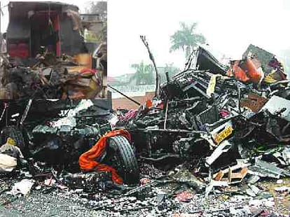 creepy accident of Tourist Bus in Punjab. 3 dead, 14 serious