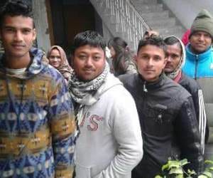 Voting in Lucknow Cantonment.