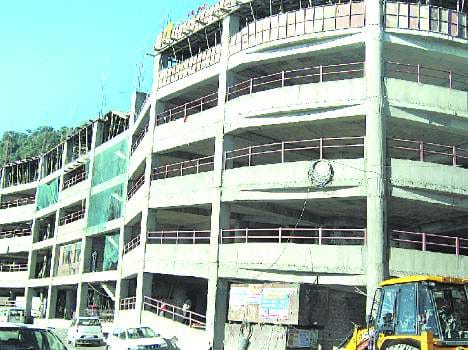 multi story parking at sanjoli.