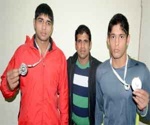 National School Games medal winning wrestlers Bmhata.