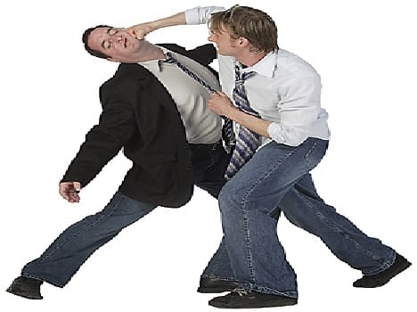 People beaten a trader because he was following a truck