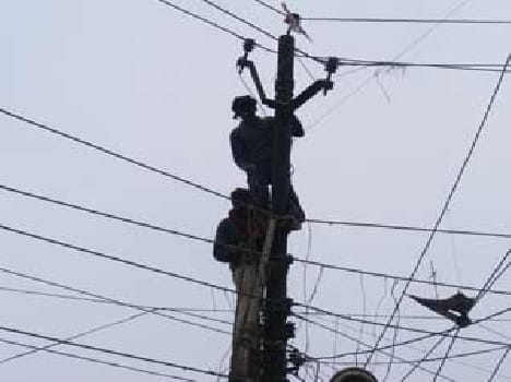 hightension wire break, hours of powercut