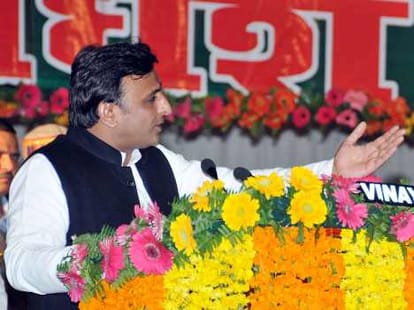 SP minsters are doning unlawful act in Uttar Pradesh.