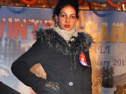 manali winter queen first runner up tanuja mahant.