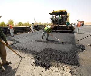 use of bogus material in road constructions.