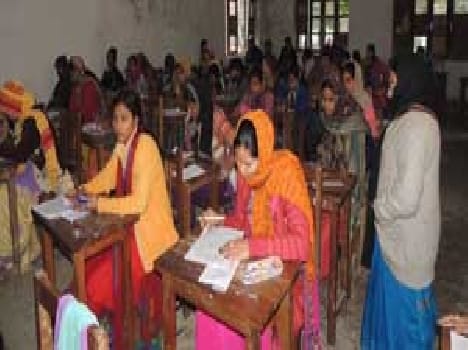 There are 1297 candidates in the examination in two shifts