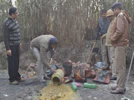1500 kg destroyed four FIR Lhn