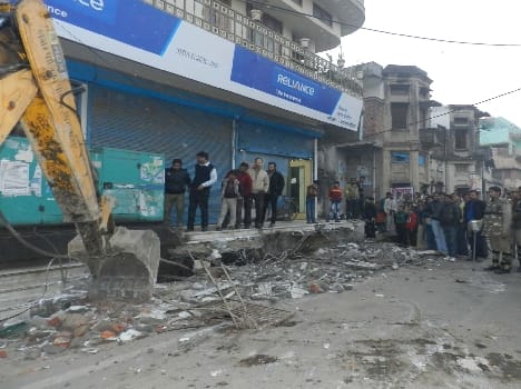 encrochment relive in city