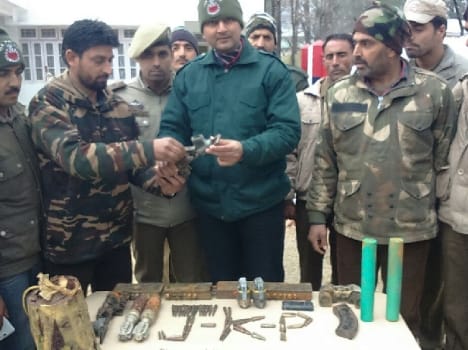 Cache of weapons recovered near LoC in Poonch