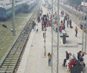 dehradun railway station platform maintenance