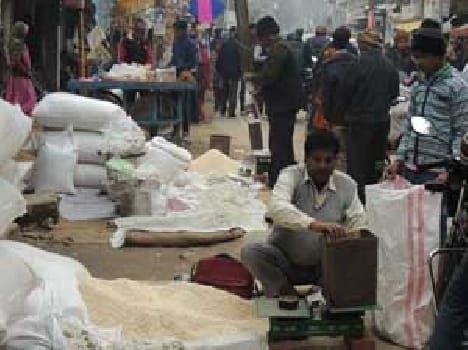 Makar Sankranti tomorrow , people studying people shopping