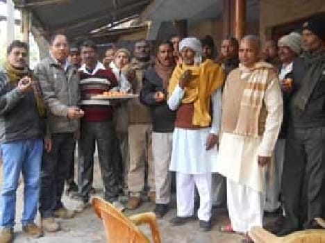 MP Rajaram adopting the village