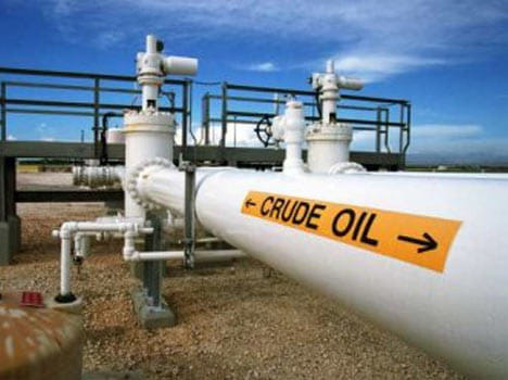 Crude oil falls below 13 years level