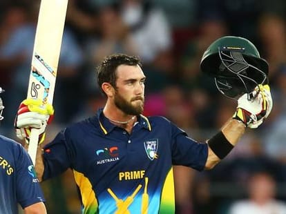 Glenn Maxwell back in ODI cricket with ton.