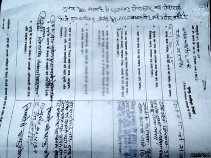 when police dimand living affidavit to man 