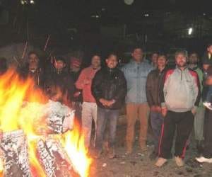 tradition of animal sacrifice on the eve of lohri in chamba.