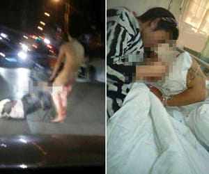 Jilted wife cuts husband's penis twice with scissors